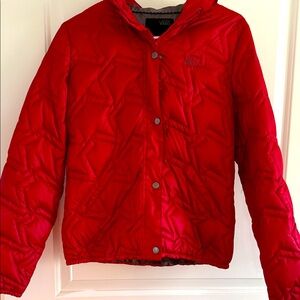 Vans Kids Bright Red Puffer Jacket